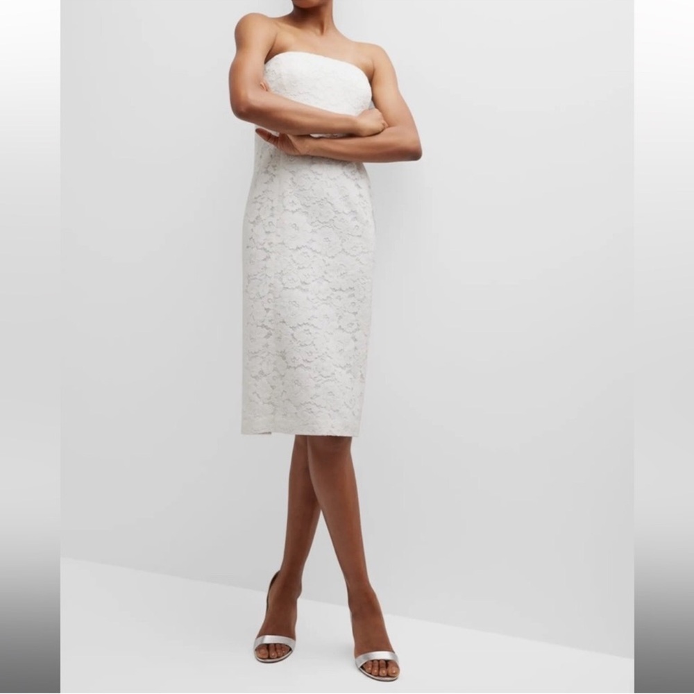 Veronica Beard- Elegant Strapless Lace Dress